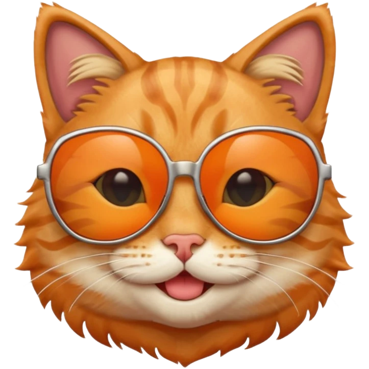 Cat wearing sunglasses emoji