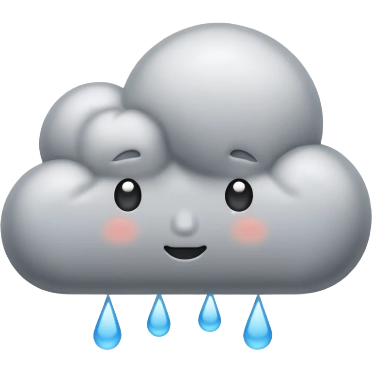 sad cloud emoji