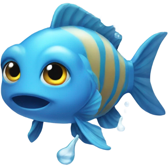 Fish in water  emoji
