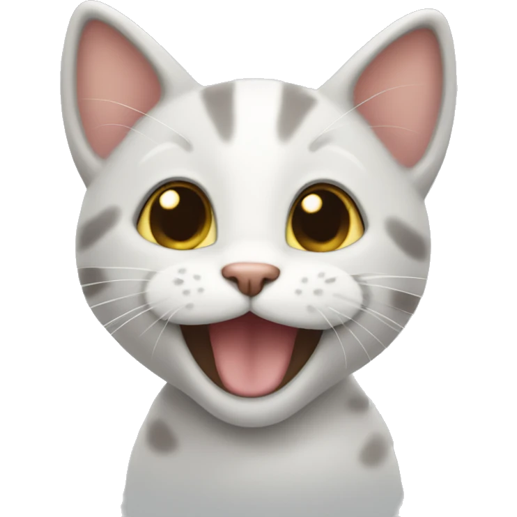 Happy kitten emoji