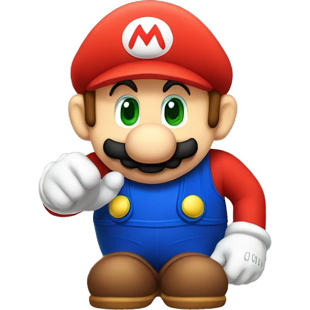 mario kiss emoji