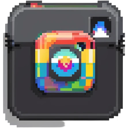 funny Instagram icon with motion emoji