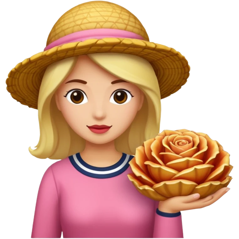 Rosa mujer conchas marinas   emoji