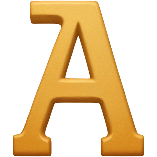 letter A emoji