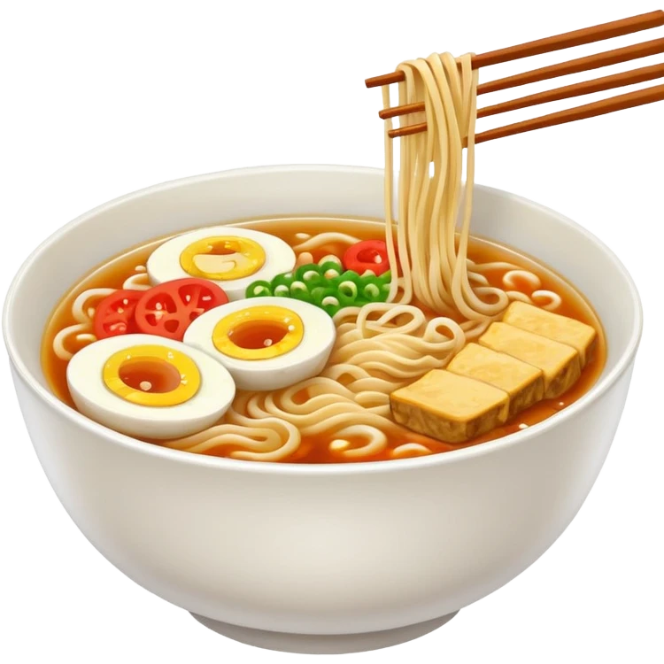 Ramen in a Bowl. emoji