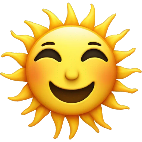 Sun emoji