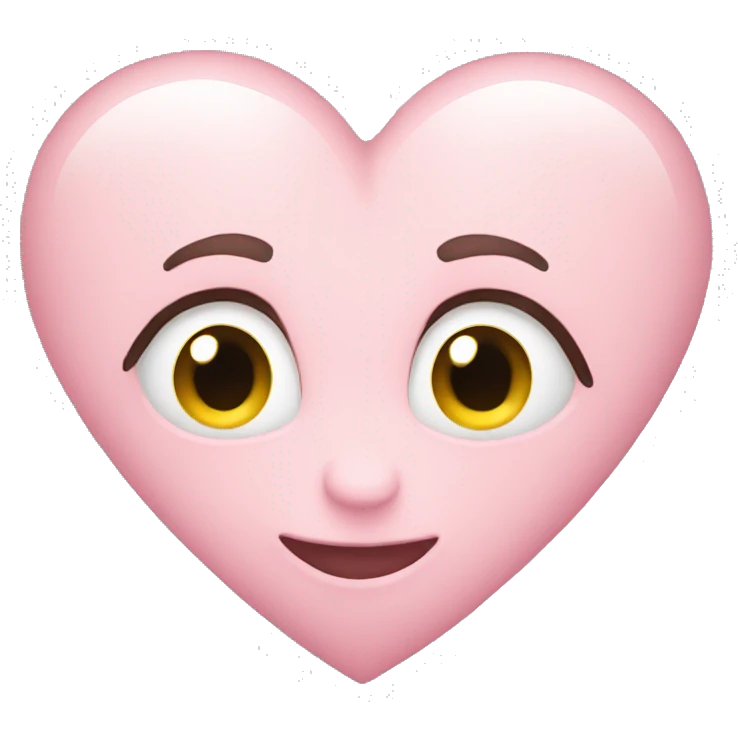 Light pink heart  emoji