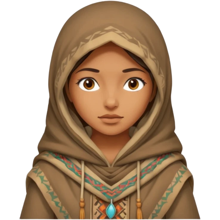 Girl + hood,Desert Nomads. emoji