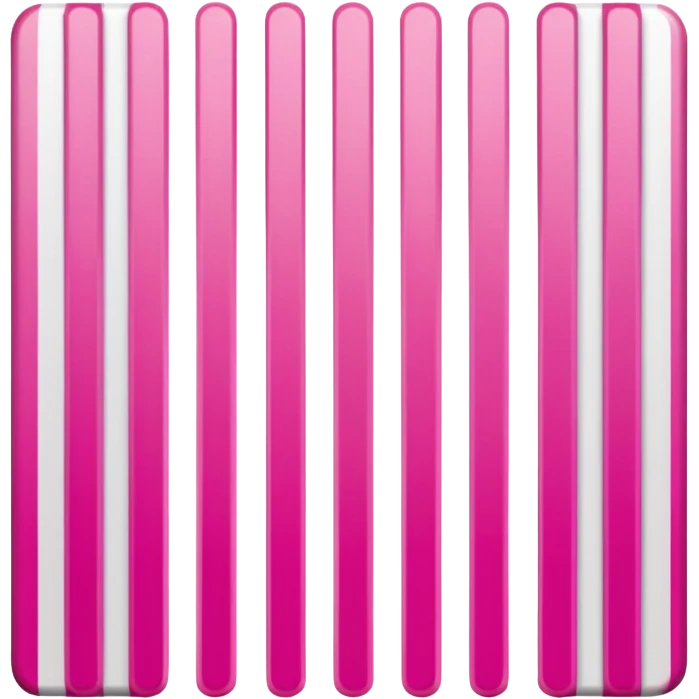 Pink and white stripes emoji