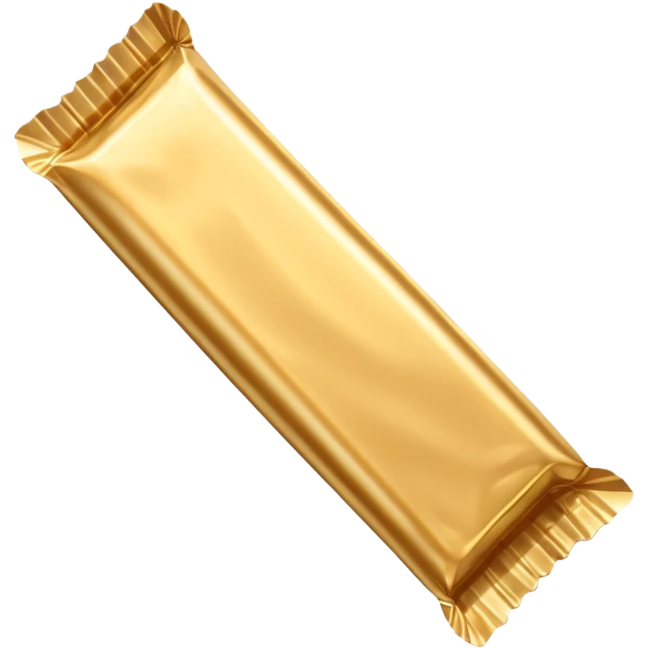 protein bar gold wrapper  emoji