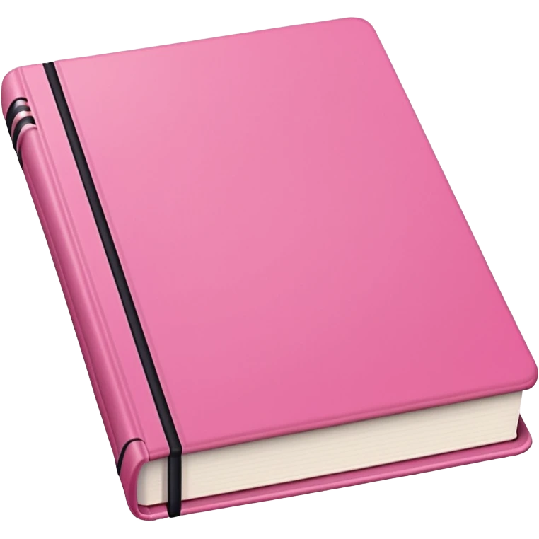 Pink book emoji