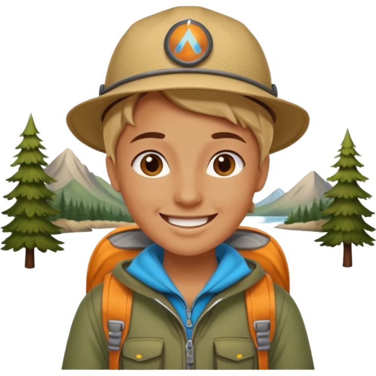 People who are going camping should wear a camping outfit emoji