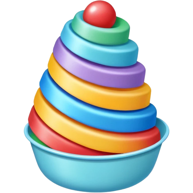 A scoop of ribbon emoji