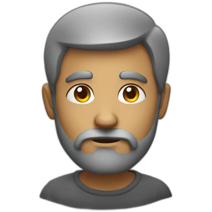 thinking man emoji