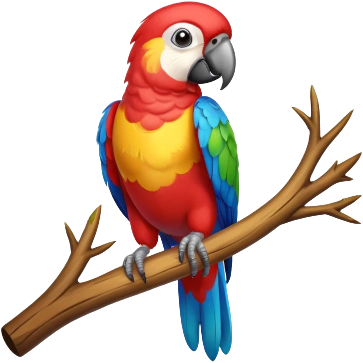 Papagaio faltante em 3D emoji