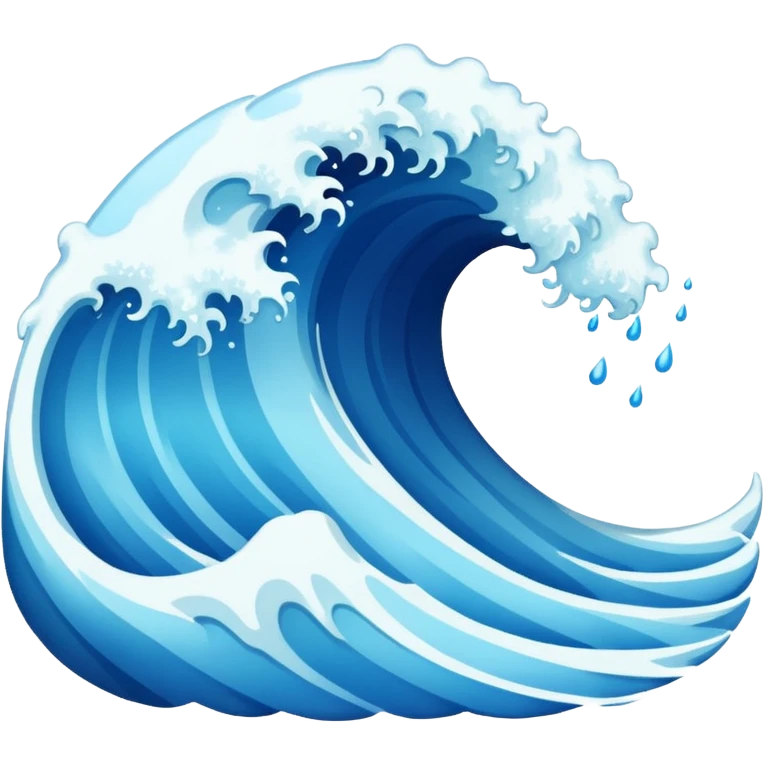 onda do mar emoji