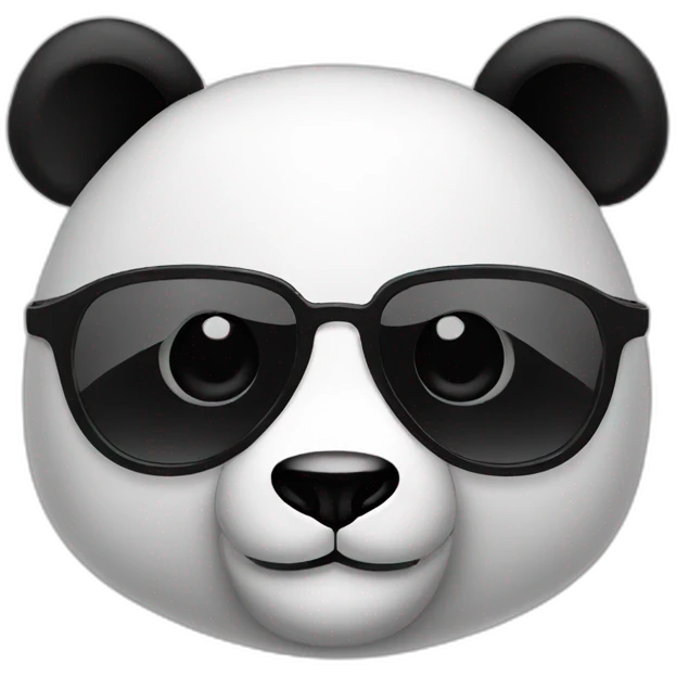 Panda sunglasses emoji