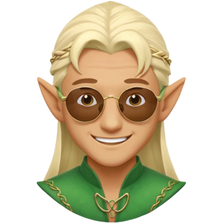 elf male legolas terminator summer wibe sunglasses emoji