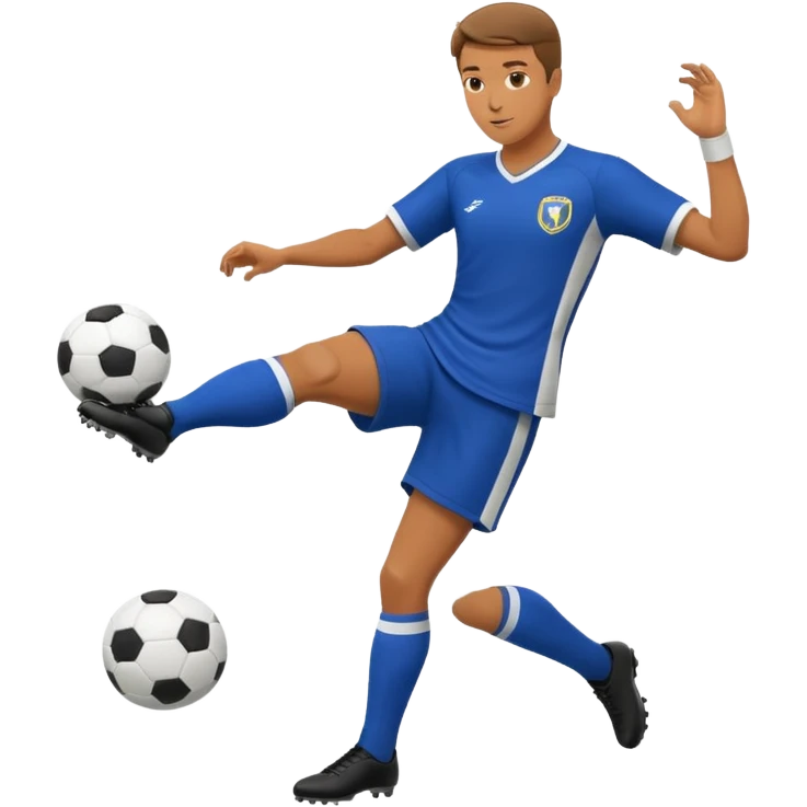 maak een manneke dat voetbalt emoji