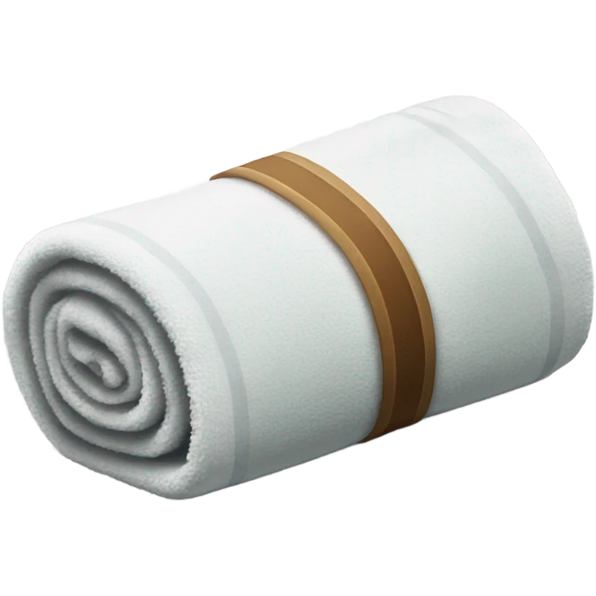 Towel rolled up emoji