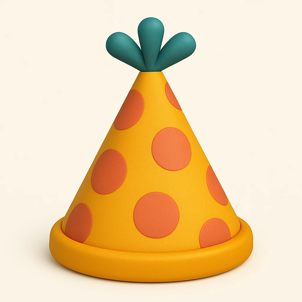 party hat emoji