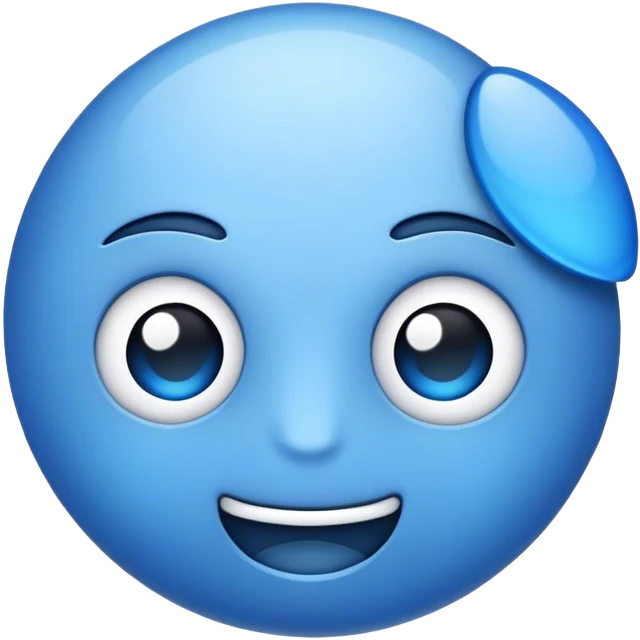 blue emoji