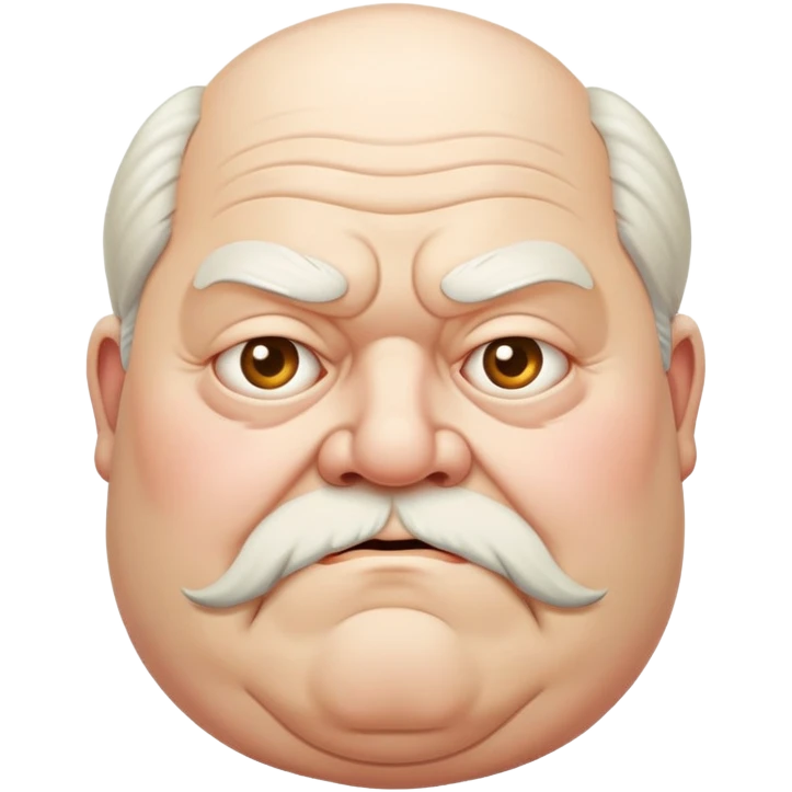 A creepy fat old man emoji