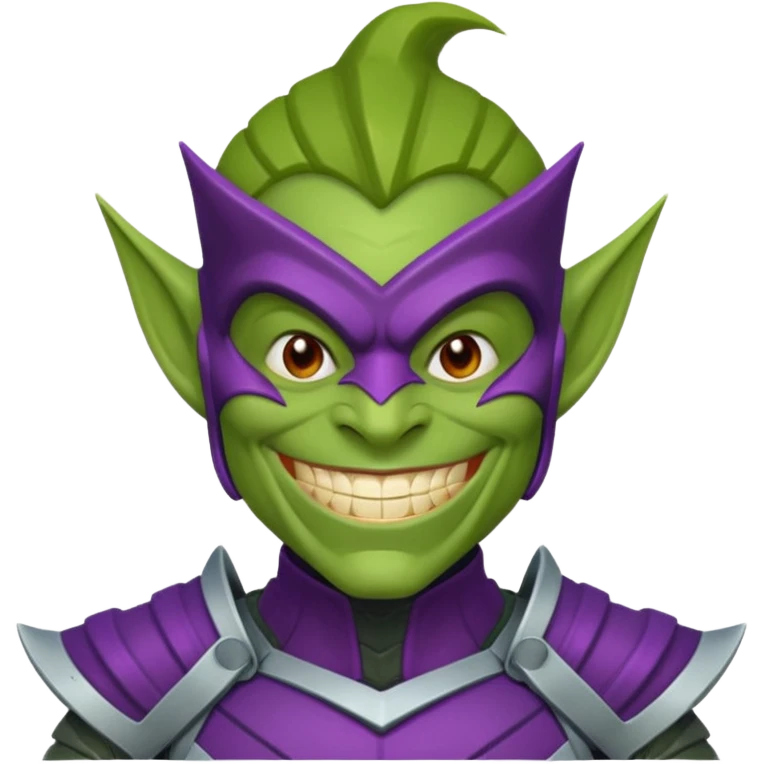 Spiderman's Green goblin classic emoji