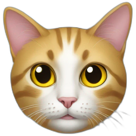 Cat dans voiture sur train emoji