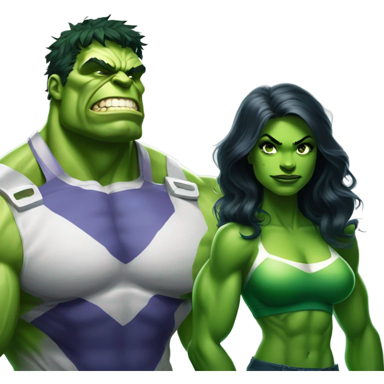 hulk and she hulk emoji