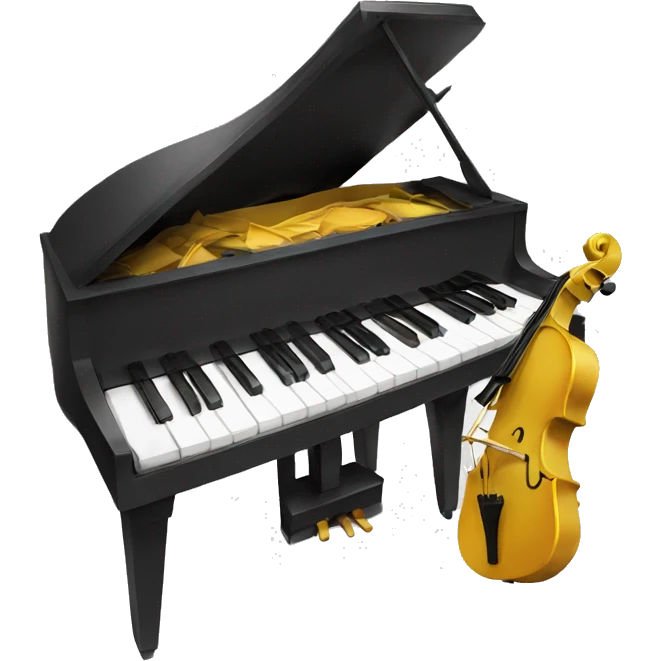 Gat and piano emoji
