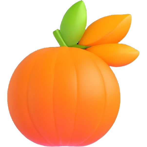 tangerine emoji