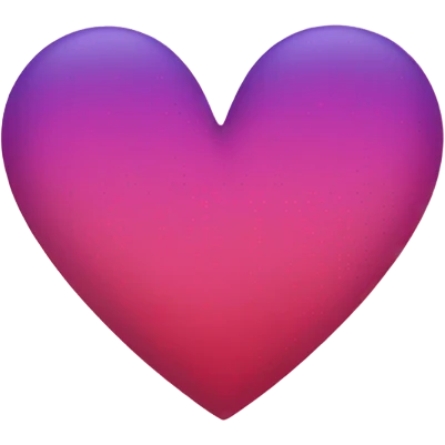 Ombré heart emoji