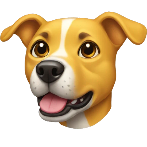 Perro amarillo emoji