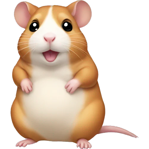 Pregnant hamster emoji
