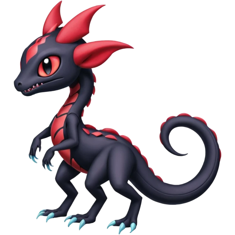 Colorful Exotic Meloetta-Salandit-Darkrai-Venom-Stitch-Fakémon-creature-hybrid emoji