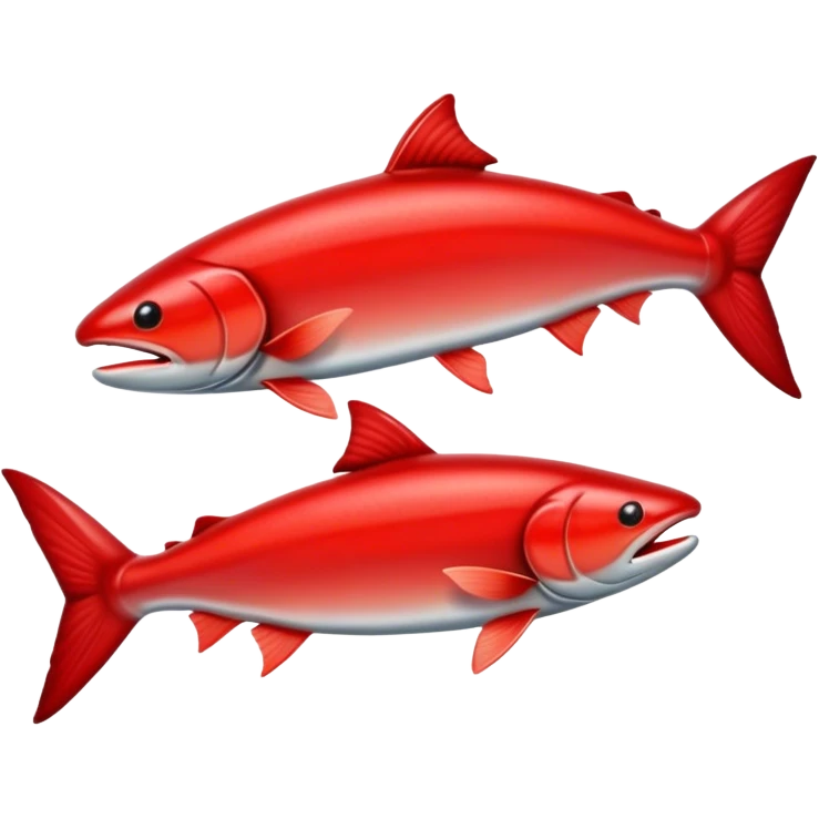 Sockeye salmon emoji