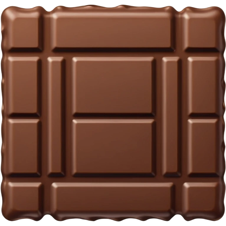 Chocolate bar emoji without gold emoji