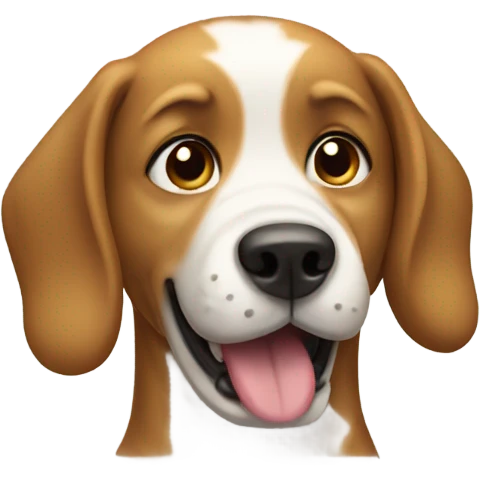 Dog is fishe emoji