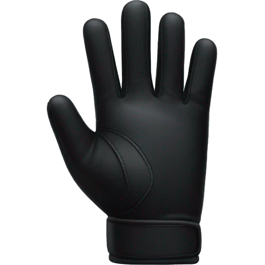 men's black gloves emoji