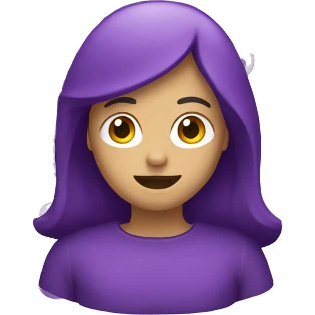 emoji purple emoji