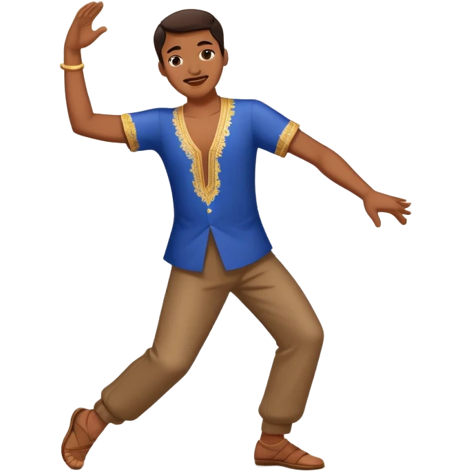 Filipino man dancing emoji