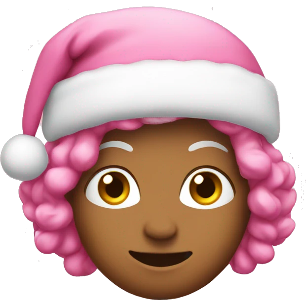 pink christmas  emoji