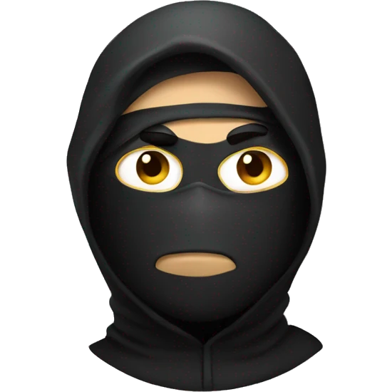 Masked thief emoji