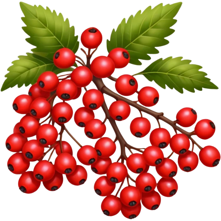 rowan/mountain ash berries emoji