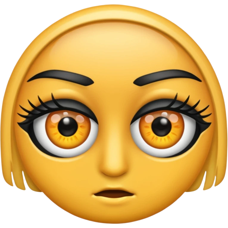 mascara de ojos emoji