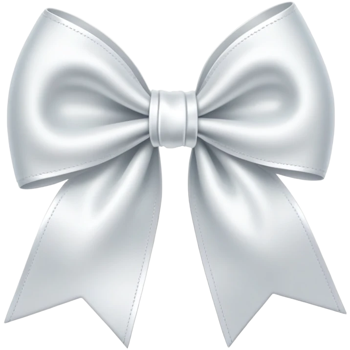white bows emoji