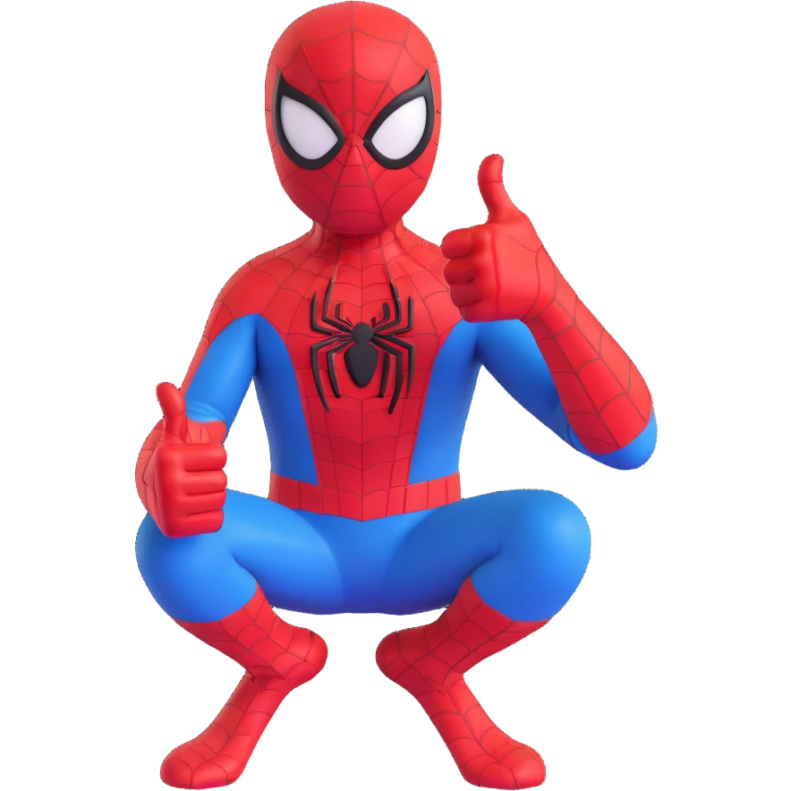 spiderman giving a thumbs up emoji