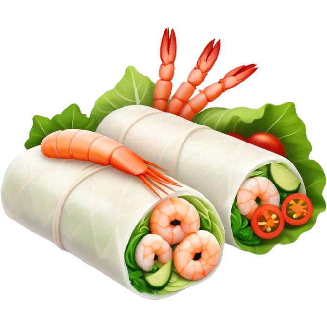 fresh summer roll emoji