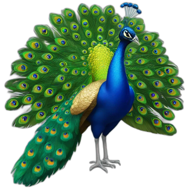 peacock emoji